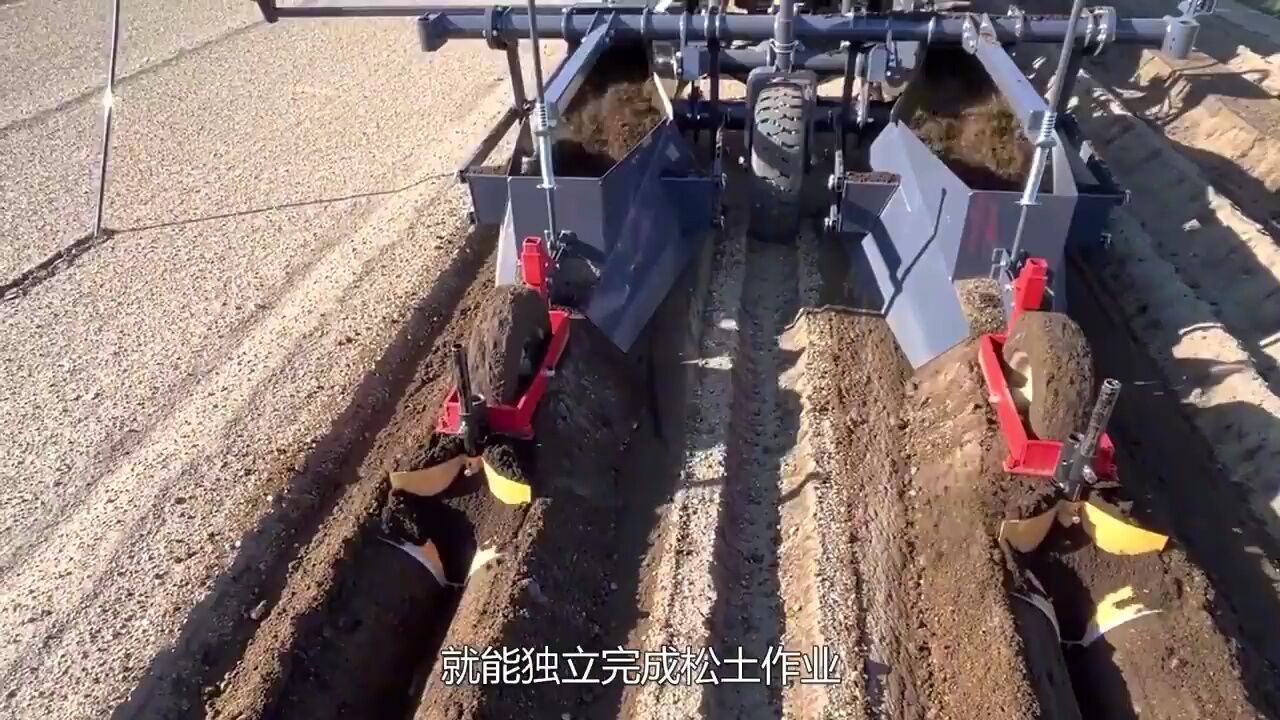 日本人是如何高效松土的,机器一开,荒地立马变良田_腾讯视频}