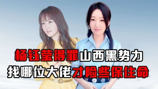 杨钰莹得罪山西黑势力,背后大佬用一个电话,将对方吓得乖乖认怂