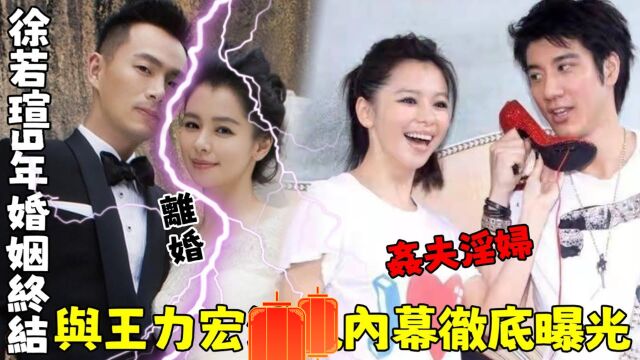 豪门退货!48岁徐若瑄被离婚!失去儿子监护权!与王力宏丑闻彻底爆发,原来李靓蕾说的都是真的