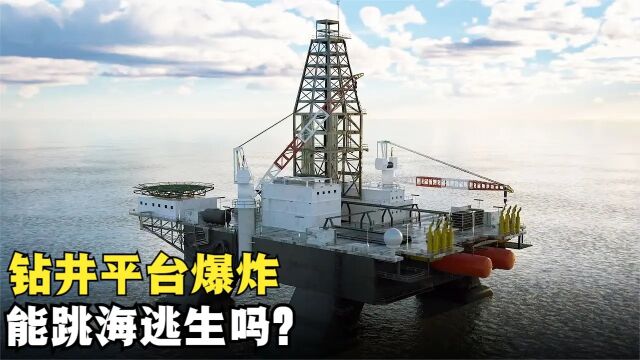 深海石油钻井平台爆炸后,能直接跳进海里吗?该如何逃生?