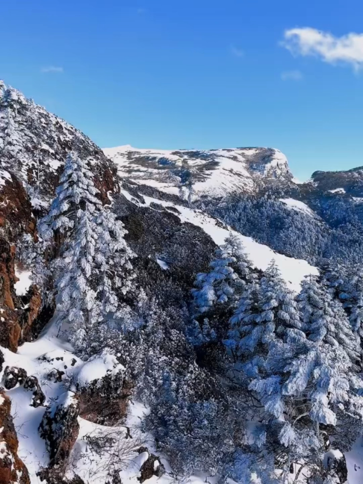 过来云南昆明轿子雪山看美丽雪景,非常好玩