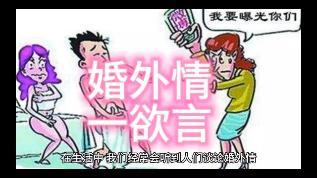 婚外情一欲言