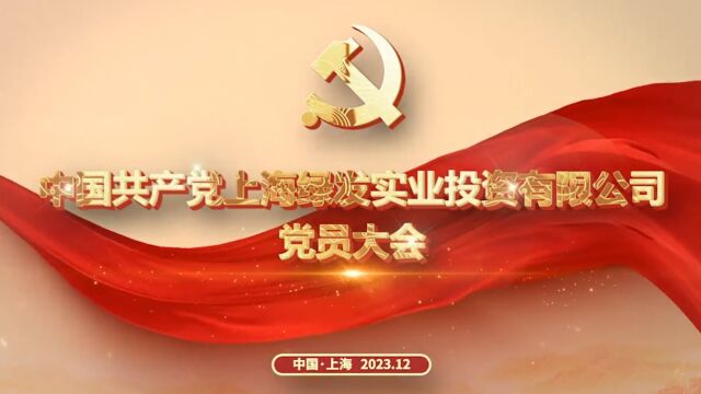 中国绿发上海公司党员大会