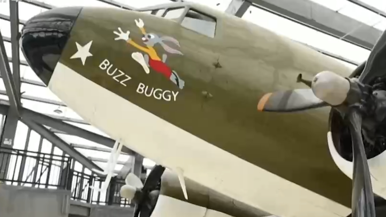 全球最后一架,飞越驼峰航线的c-47运输机,具有高运输能力