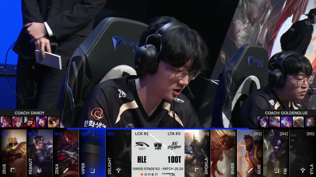 英雄联盟S15瑞士轮 第4日 HLE vs 100T