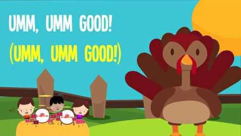 Thanksgiving Dinner | Song Lyrics Video for Kids | Thanksgiving Songs
