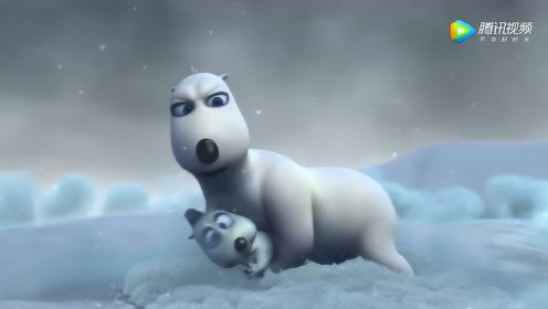 精彩片段：北极熊保护区遭人类摧毁 小贝肯丧双亲成孤儿