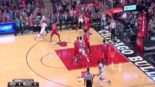 《NBA全场集锦》【集锦】火箭115-94公牛 韦德复出21分难敌哈登19分13助