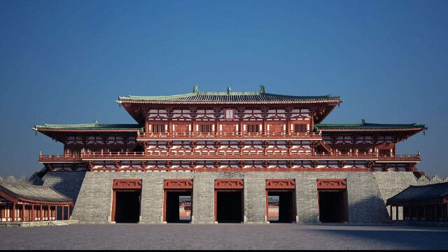 中国史上规模最大的门!大明宫的丹凤门现罕见五个门道