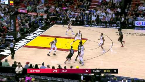 《NBA全场集锦》【得分】韦大爷飘逸跳投轻取分 路威三分染血问情长