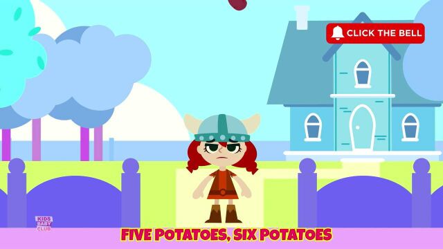 One Potato Two Potato | KinToons | Cartoons For Children | Nursery Rhymes For Toddlers