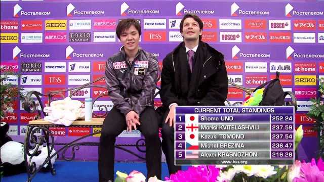 瑕不掩瑜 宇野昌磨两次严重失误也能拿到好成绩