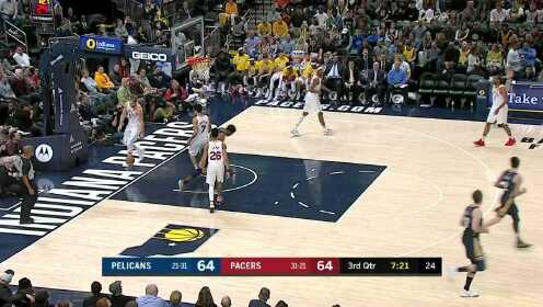 《NBA全场集锦》顶级的传球视野 鲍尔妙传费沃斯双手重扣