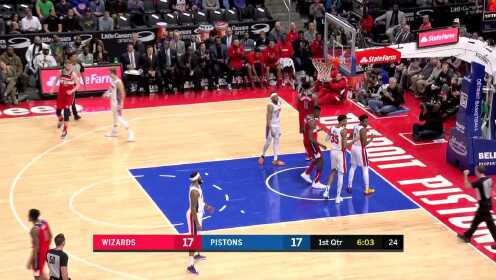 《NBA全场集锦》莫里斯突破上篮命中 八村垒拉杆上篮2+1收入囊中