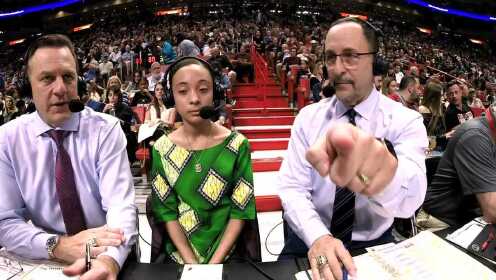 《NBA全场回放》【原声回放】开拓者vs热火第3节 利拉德西蒙斯空中连线