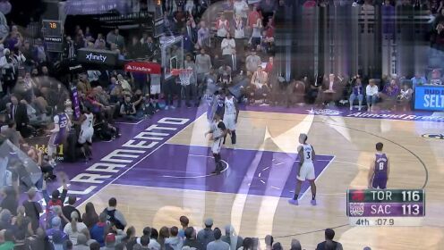 《NBA全场集锦》【原声】猛龙118-113国王 洛瑞鲍威尔合砍61分客场取胜