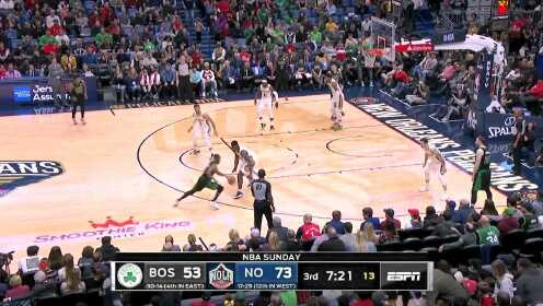 《NBA全场集锦》【原声】凯尔特人108-123鹈鹕 沃克空砍35分锡安21+11空接炸筐