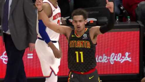 《NBA全场集锦》【原声】尼克斯135-140老鹰 特雷杨豪取48+13带队双加时取胜