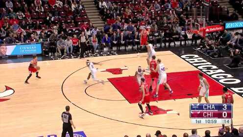 《NBA全场集锦》罗齐尔三分线外蓄力一波！扬手飙进一血