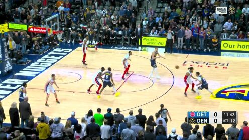 《NBA全场集锦》约老师高位策应风骚妙传 默里空切上篮轻松打进