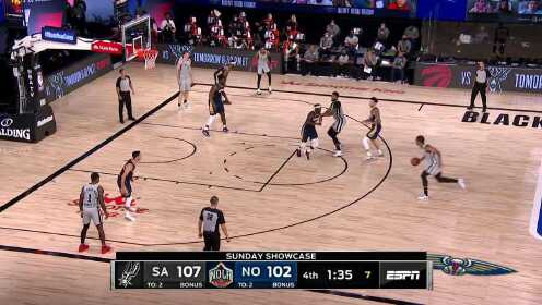 《NBA全场集锦》【原声】马刺122-113鹈鹕 雷迪克31分难救主德罗赞独得27分带队取胜