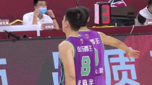 《CBA全场集锦》彩虹连线贯穿全场 朱荣振转身起跳快攻双臂炸筐