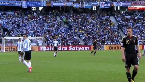  2010年南非世界杯1/4决赛 阿根廷vs德国 上半场