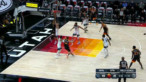 《NBA全场集锦》【球星】克拉克森vs森林狼集锦 全场23分神仙球不断