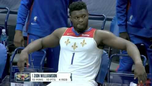 《NBA全场集锦》有几个人你们一起上 锡安1v4连续自投自抢补篮得手