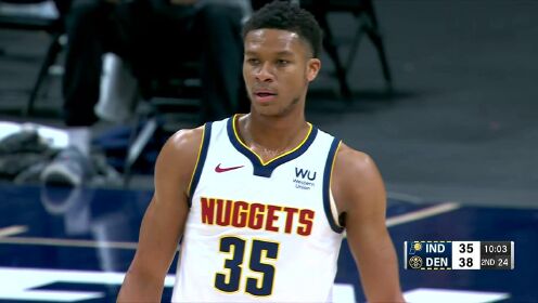 《NBA全场集锦》步行者vs掘金 第2节中文解说回放