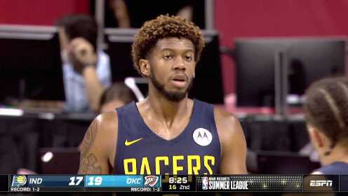 《NBA全场集锦》步行者vs雷霆第2节中文解说回放