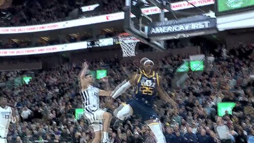 《NBA全场集锦》克拉克森手感延续三分手起刀落 康利战旧主不手软再补一刀