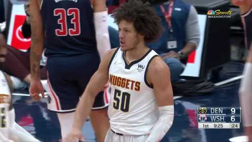《NBA全场集锦》身体差的太多了 戈登篮下接球转身上篮2+1