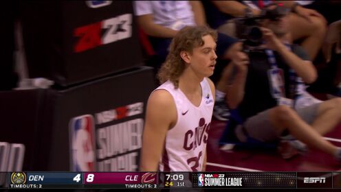 《NBA骑士》特拉福斯眼疾手快送香饼 莫布利接球上篮打成2+1