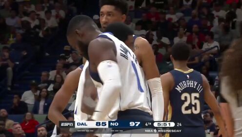 《NBA全场集锦》【原声】独行侠106-113鹈鹕 CJ32分末节接管比赛主场击败独行侠