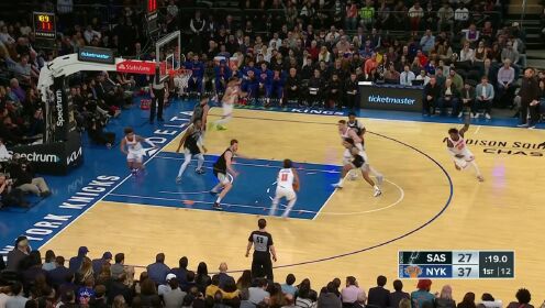 《NBA全场集锦》永远保持活力！兰德尔从天而降补扣灌筐