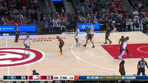 《NBA全场集锦》【回放】NBA常规赛：森林狼vs老鹰第2节中文解说回放
