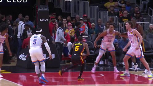 《NBA全场集锦》【原声】雷霆121-114老鹰 亚历山大35+6率队逆转老鹰取3连胜