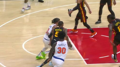 《NBA全场集锦》 NBA常规赛：尼克斯vs老鹰第2节 中文解说回放