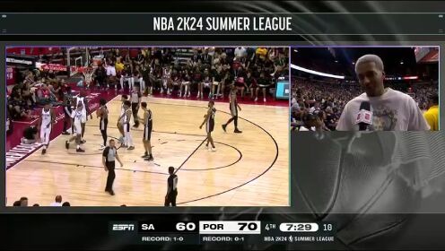 《NBA全场集锦》【回放】马刺vs开拓者第4节英文原声回放
