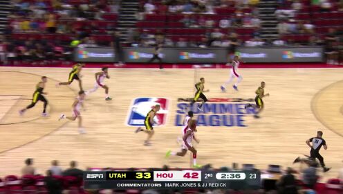 《休斯敦火箭》【回放】NBA夏季联赛：爵士vs火箭第2节中文解说回放