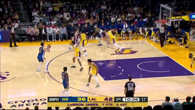 勇士vs湖人第2节中文解说回放