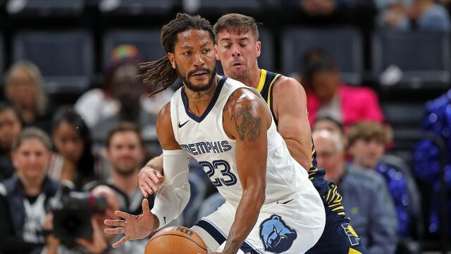 罗斯vs步行者集锦 半场13分玫瑰依旧盛放