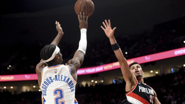 雷霆vs开拓者精华回放 雷霆多点开花大胜开拓者43分