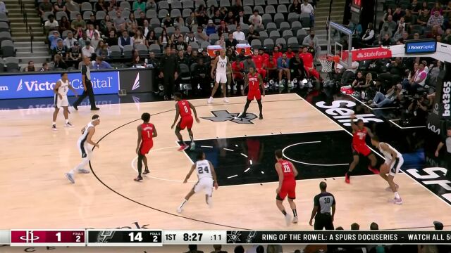 瓦塞尔vs火箭集锦 独得25分手感火热冠绝全场