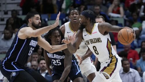 《NBA全场集锦》【原声】魔术122-105鹈鹕 卡特18+5锡安12+5+5魔术轻取鹈鹕