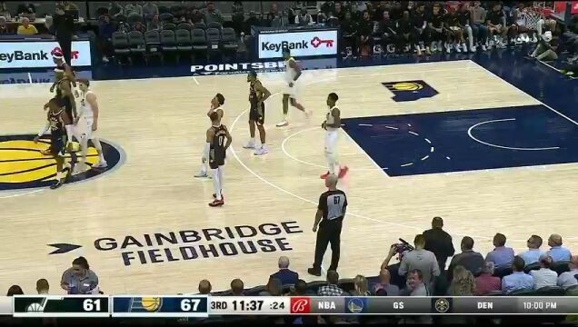 爵士vs步行者第3节英文原声回放