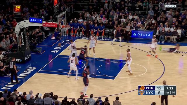 状态来的正是时候 布伦森一人独得八分扛起进攻大旗