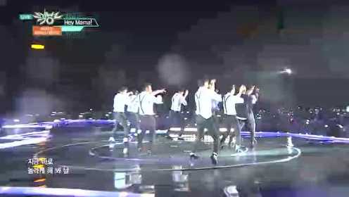EXO-CBX庆州特辑雨中完成精彩的《Hey Mama》舞台