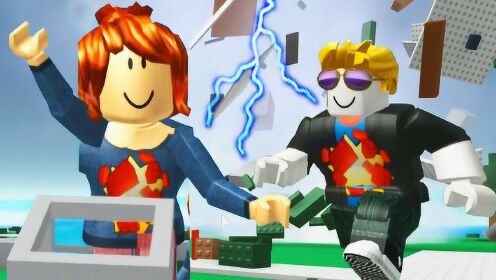 小熙屌德斯roblox自然灾害模拟器搞笑兄妹被雷劈
